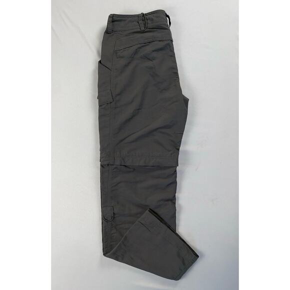 The North Face Mid-Weight Convertible Hiking Pants, Shorts. Gray, Women's 8S EUC - Picture 3 of 9